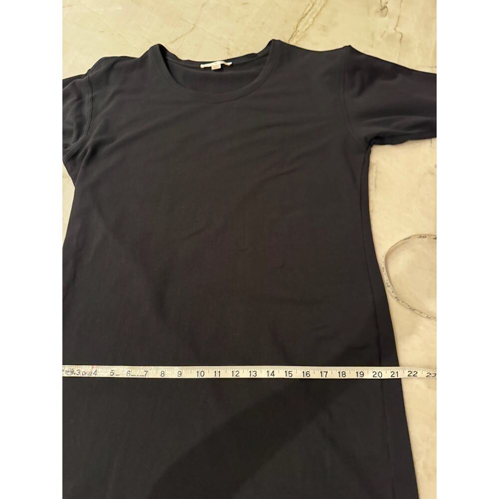 Boston Proper Knee length Dress Sz L Black Knit Travel Collection long sleeve - Picture 10 of 11